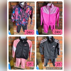 Adidas and Puma Tracksuits